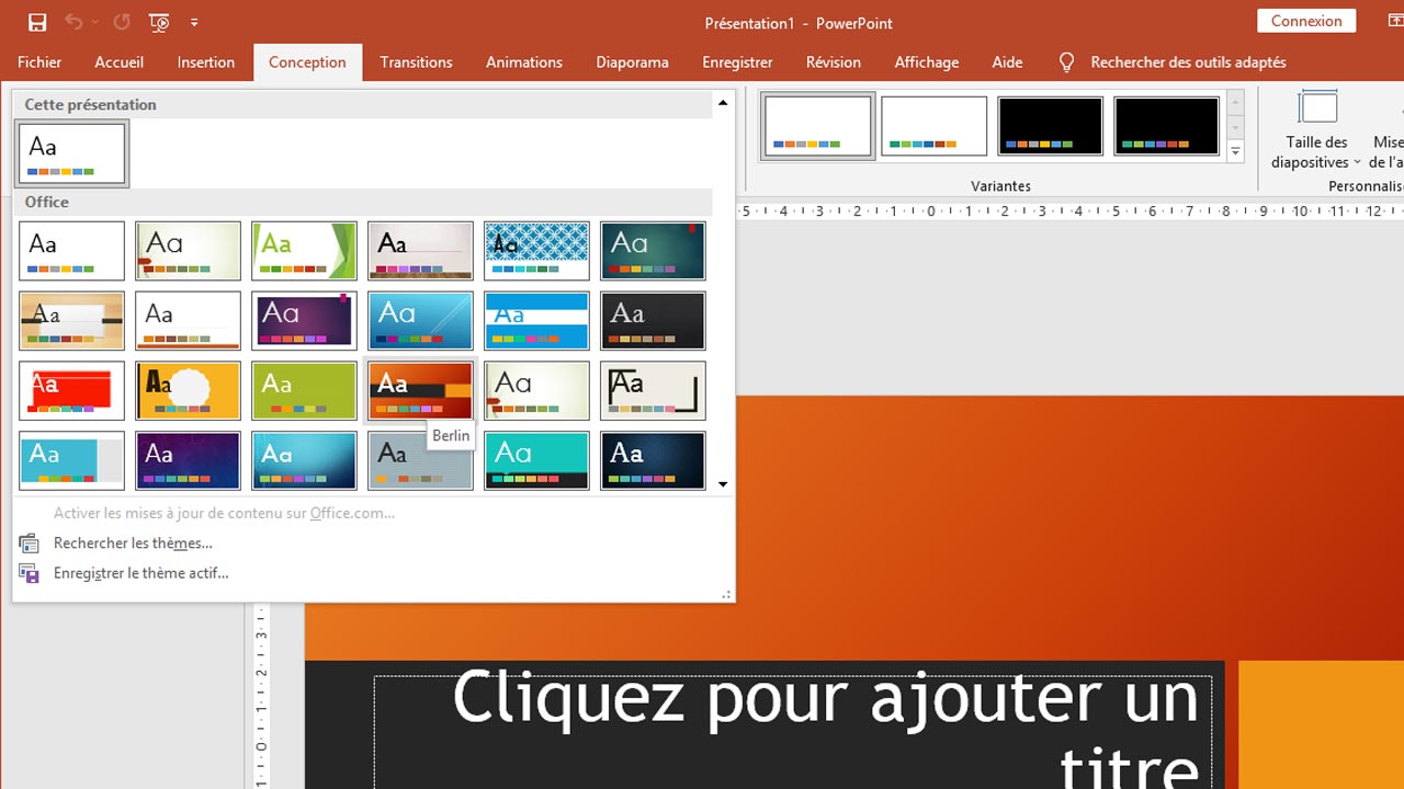 comment faire une presentation powerpoint